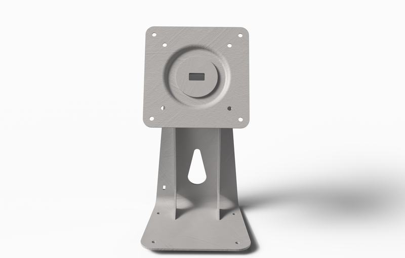 Metal Desktop Stand Mount 360 Degrees Rotate and 180° Forward and Backward Supports VESA 75x75mm 100x100mm