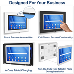 8" Metal Samsung Galaxy TAB A E S S2 8" 8.4" 8.7" Lite Tablet Security Wall Mount Enclosure VESA Ready