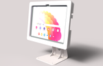 Anti-Theft Acrylic Case with K Series 360 Rotate 180 Swivel Metal Desktop Stand for Samsung Galaxy TAB Tablet