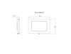 4. Metal Apple iPad mini Locking Security Wall Mount Enclosure VESA Ready